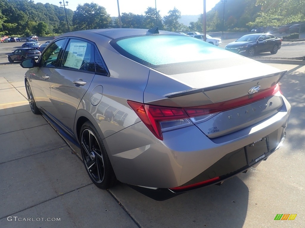 2023 Elantra N-Line - Electric Shadow / Black photo #5