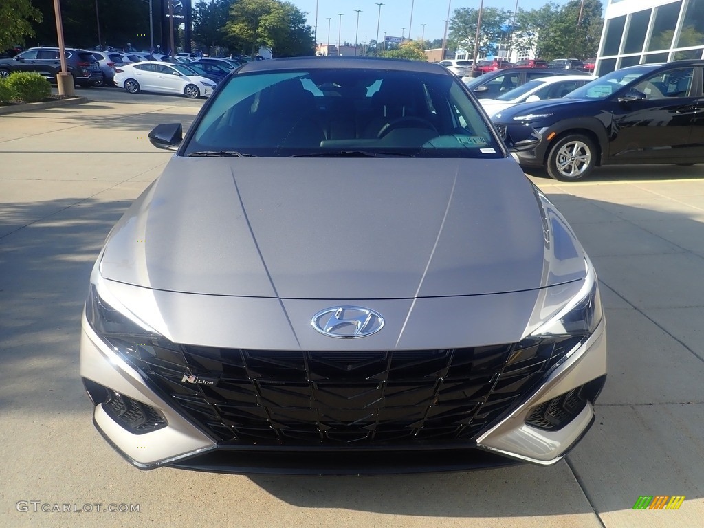 2023 Elantra N-Line - Electric Shadow / Black photo #8