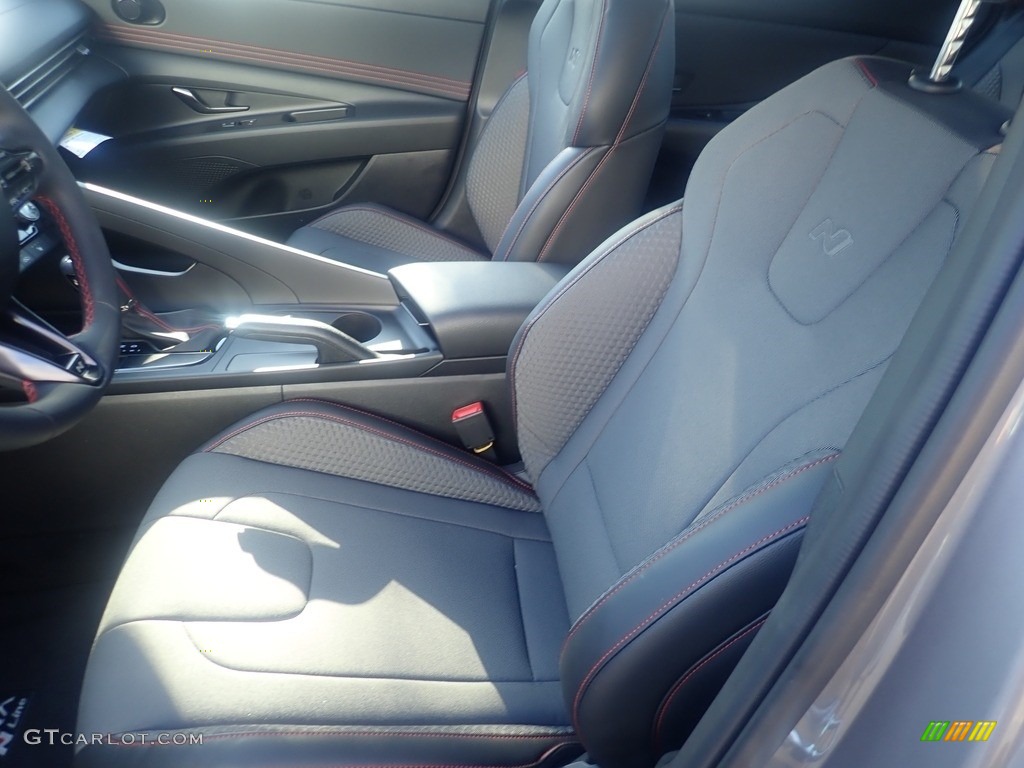 2023 Elantra N-Line - Electric Shadow / Black photo #11