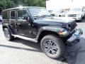 Black 2024 Jeep Wrangler 4-Door High Altitude 4xe Hybrid Exterior