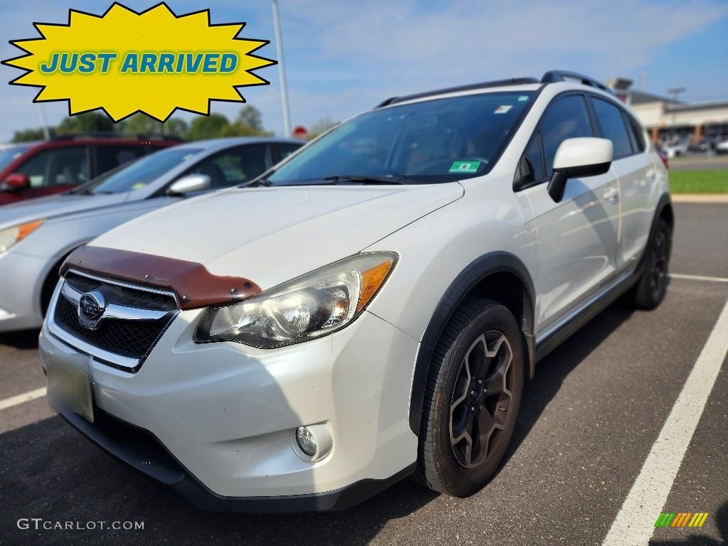 2014 XV Crosstrek 2.0i Premium - Satin White Pearl / Ivory photo #2