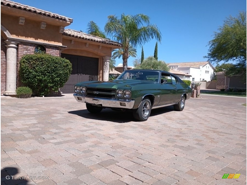 Forest Green 1970 Chevrolet Chevelle SS 454 Coupe Exterior Photo #146523946