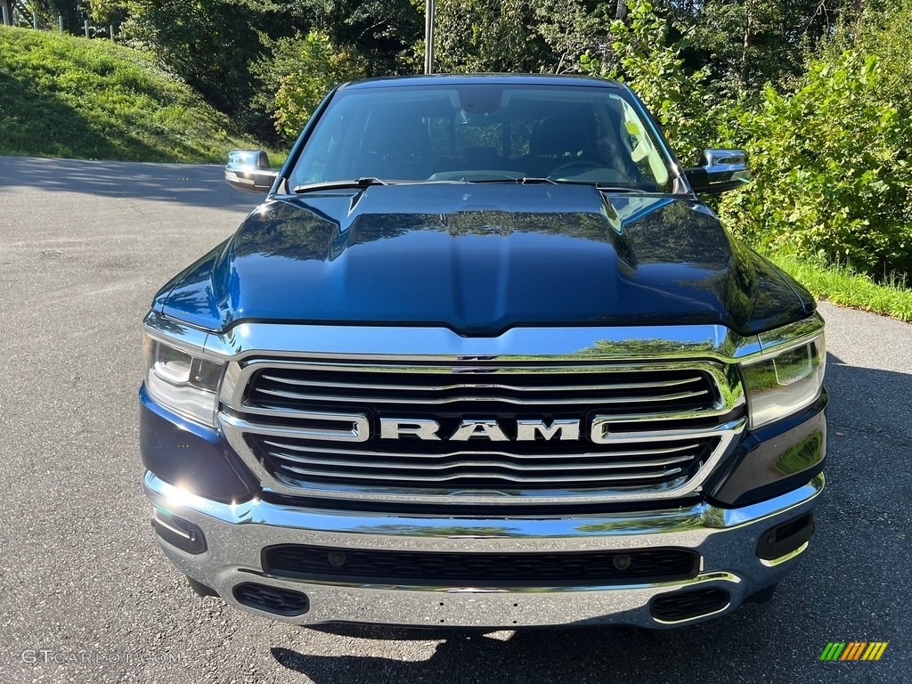 2020 1500 Laramie Crew Cab 4x4 - Patriot Blue Pearl / Black photo #3
