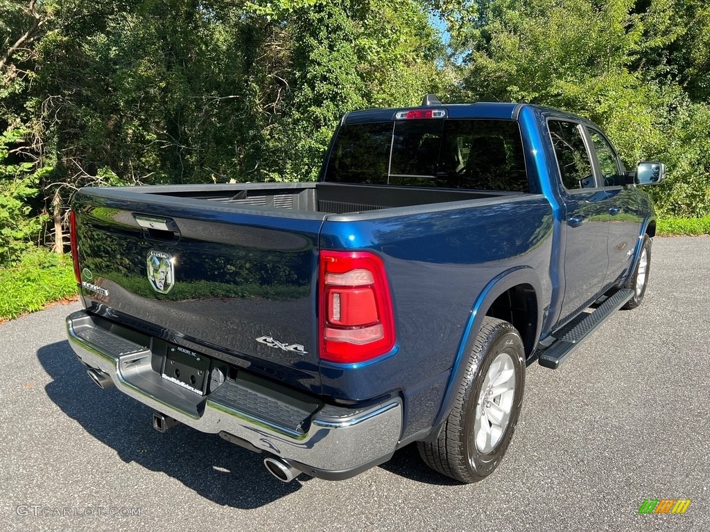 2020 1500 Laramie Crew Cab 4x4 - Patriot Blue Pearl / Black photo #6