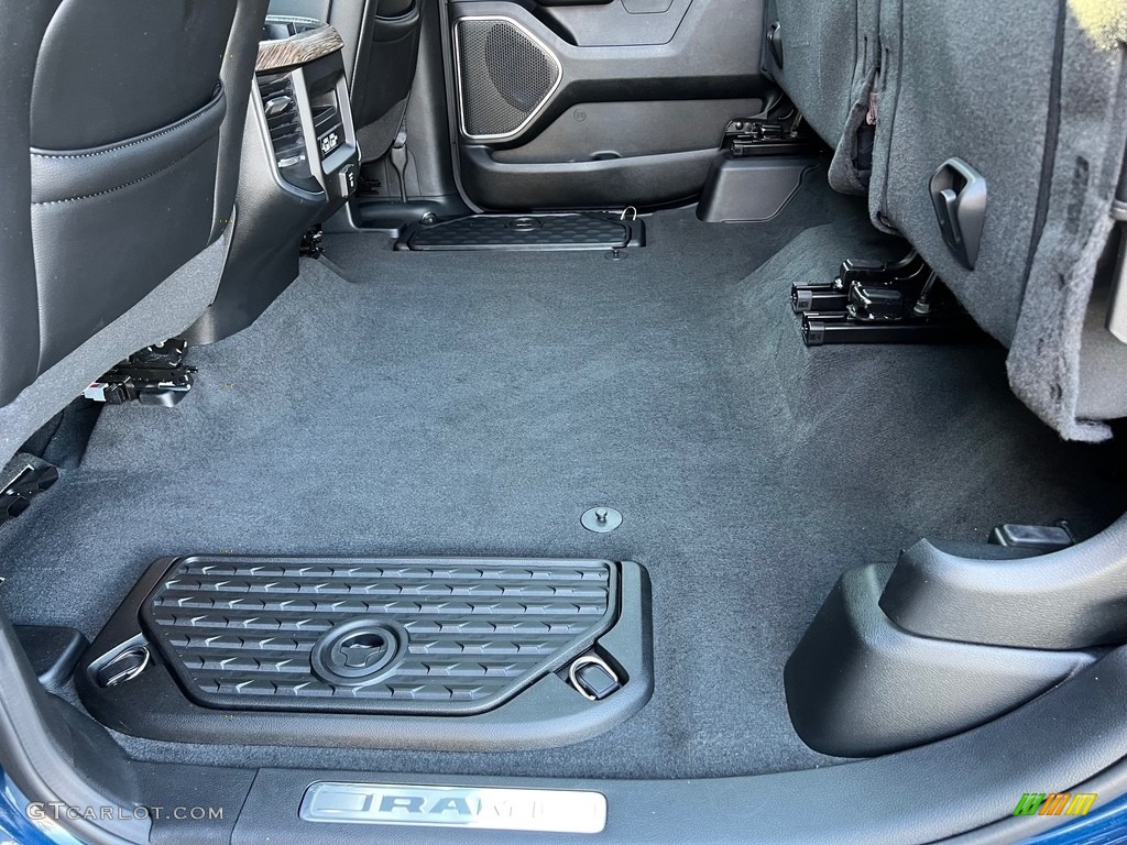 Black Interior 2020 Ram 1500 Laramie Crew Cab 4x4 Photo #146524219