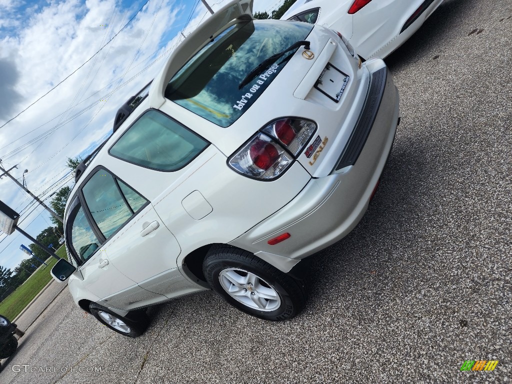 2002 RX 300 AWD - White Gold Crystal / Ivory photo #3