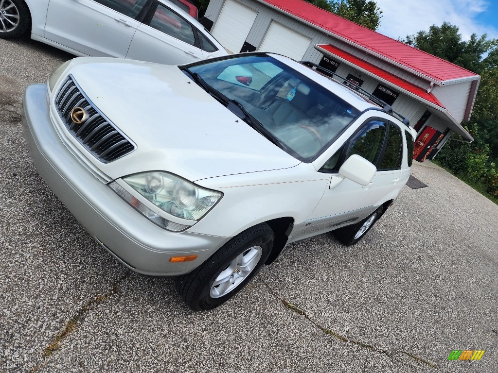 2002 RX 300 AWD - White Gold Crystal / Ivory photo #8
