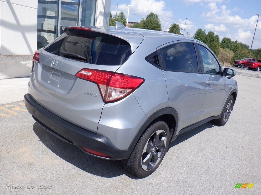 2018 HR-V EX AWD - Lunar Silver Metallic / Gray photo #9