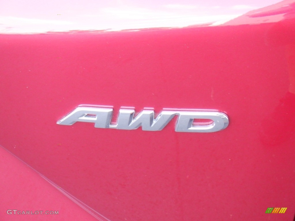 2020 CR-V LX AWD - Radiant Red Metallic / Gray photo #6