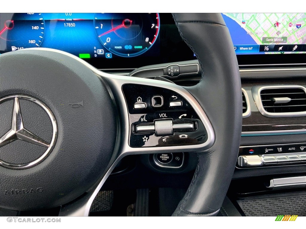 2020 Mercedes-Benz GLE 450 4Matic Black Steering Wheel Photo #146525106