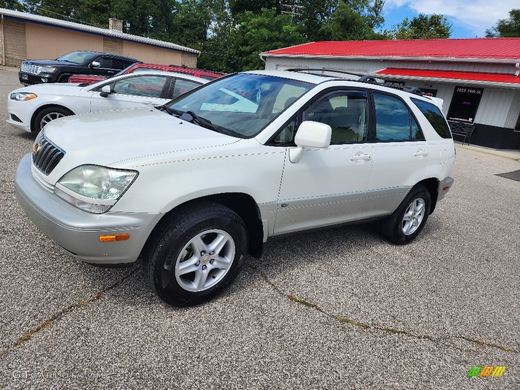 2002 RX 300 AWD - White Gold Crystal / Ivory photo #34