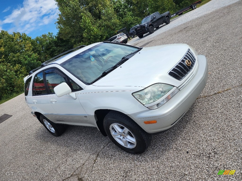 2002 RX 300 AWD - White Gold Crystal / Ivory photo #35