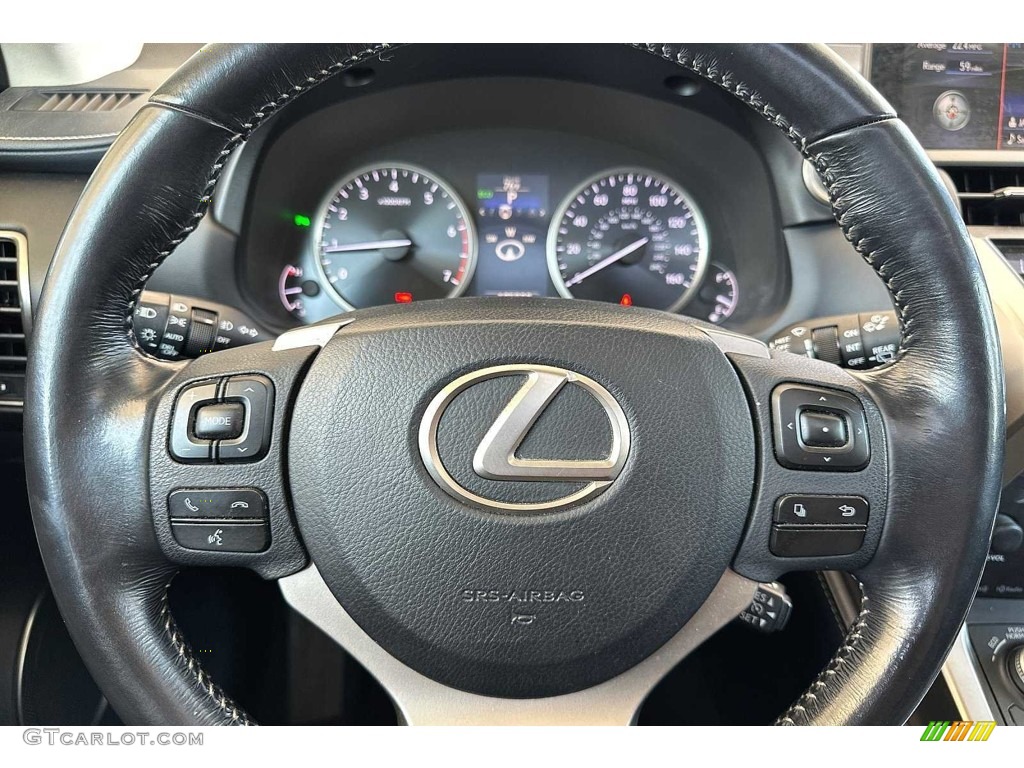2015 Lexus NX 200t Black Steering Wheel Photo #146526130