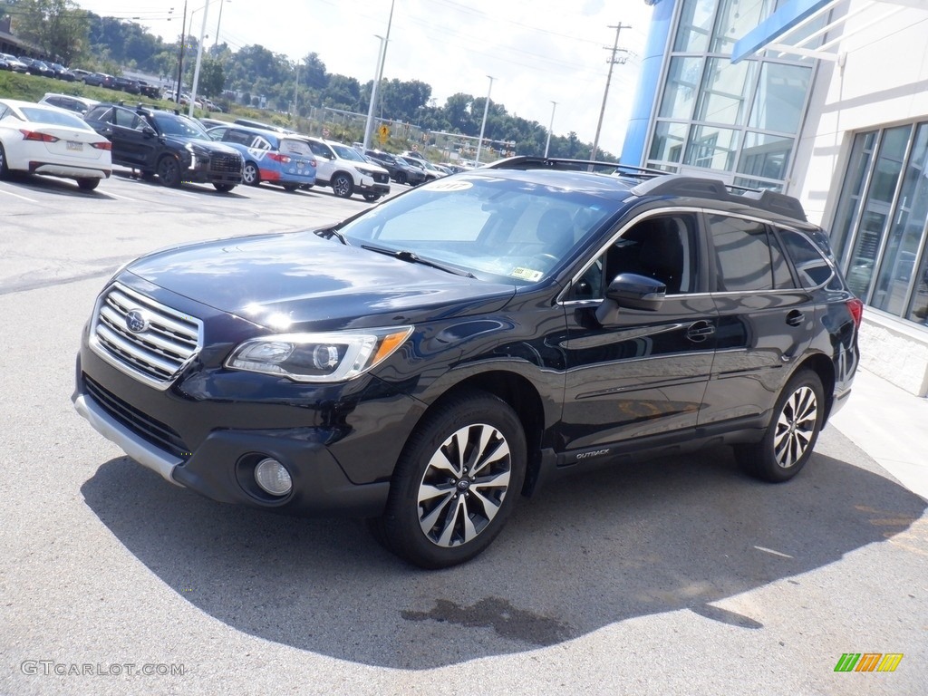 Crystal Black Silica 2017 Subaru Outback 2.5i Limited Exterior Photo #146526157