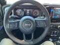 Black 2024 Jeep Wrangler Sport S 4x4 Steering Wheel