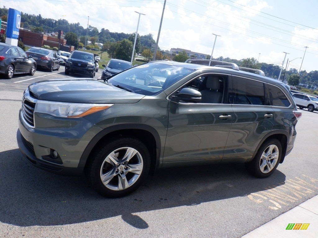 2015 Highlander Limited AWD - Alumina Jade Metallic / Ash photo #7