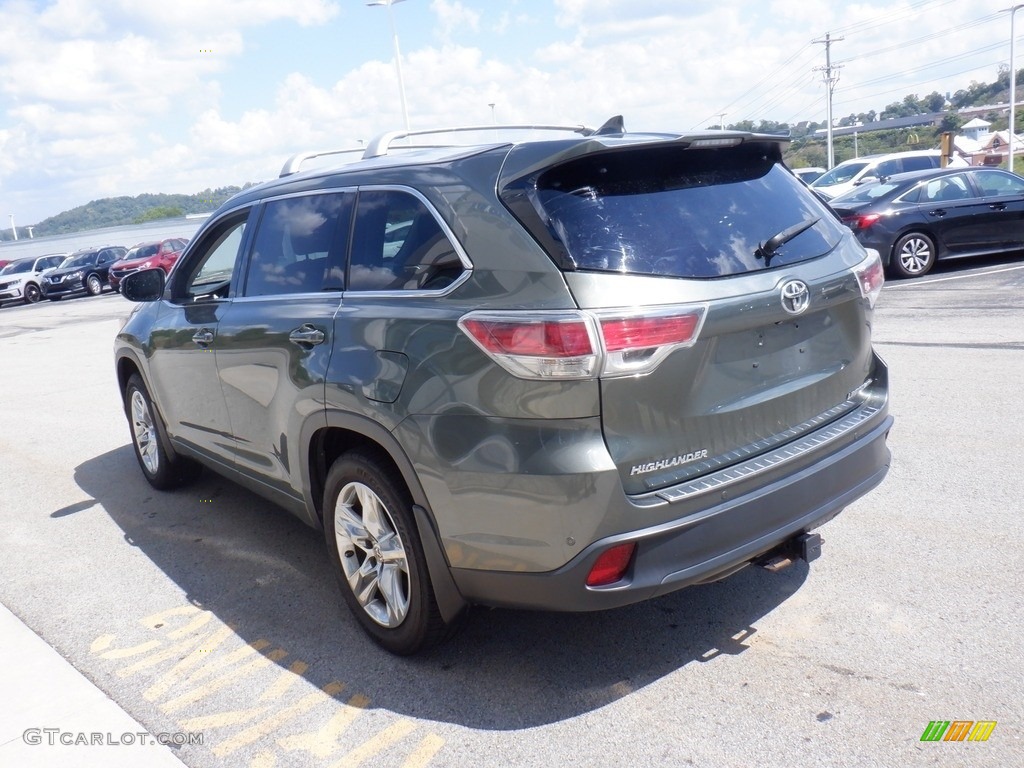2015 Highlander Limited AWD - Alumina Jade Metallic / Ash photo #8