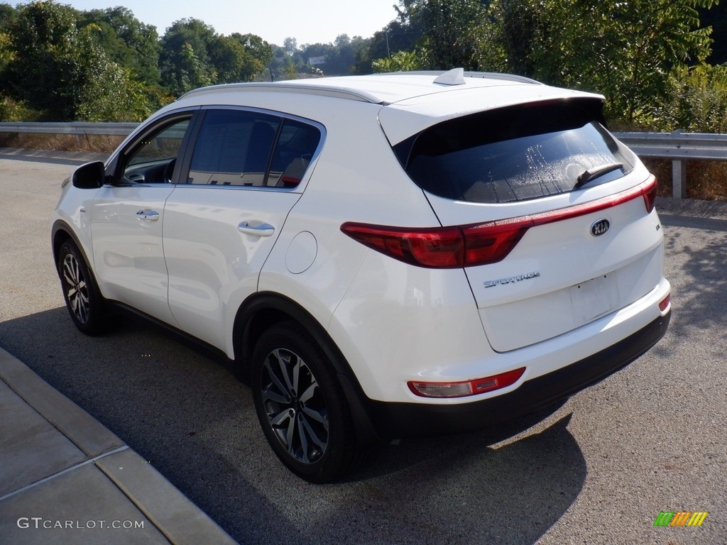 2017 Sportage EX AWD - Snow White Pearl / Black photo #15