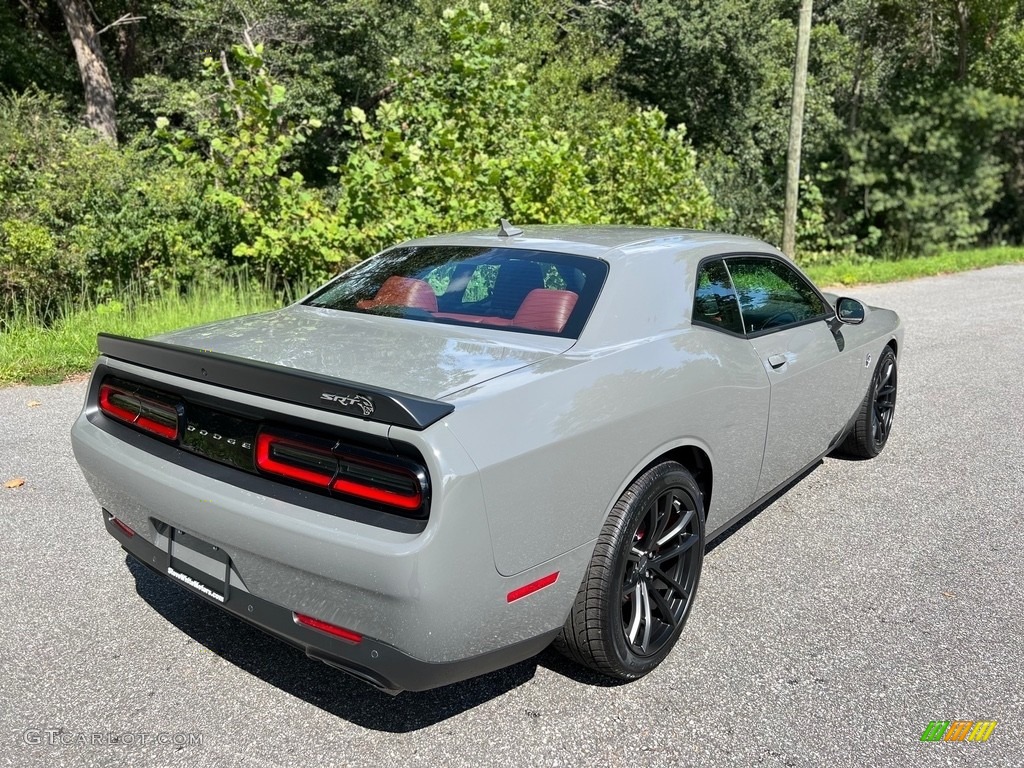 2023 Challenger SRT Hellcat JailBreak - Destroyer Grey / Demonic Red/Black photo #6