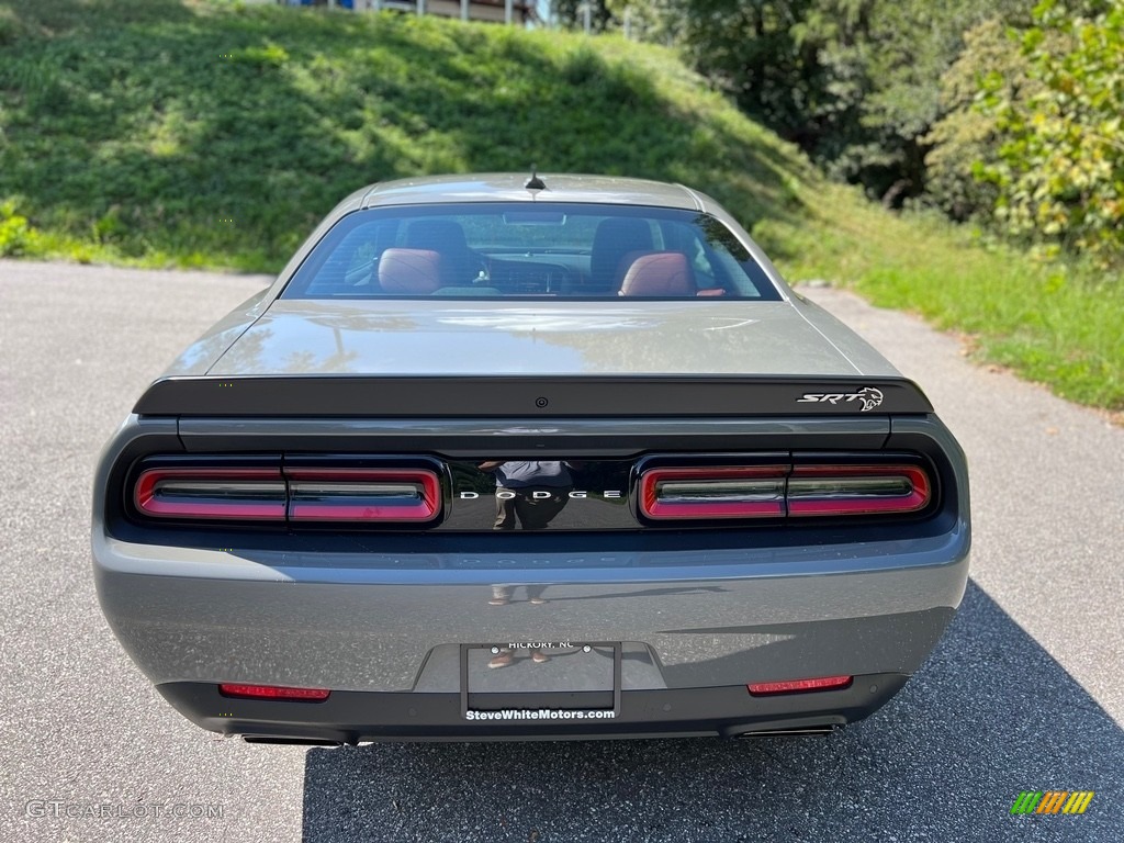 2023 Challenger SRT Hellcat JailBreak - Destroyer Grey / Demonic Red/Black photo #7