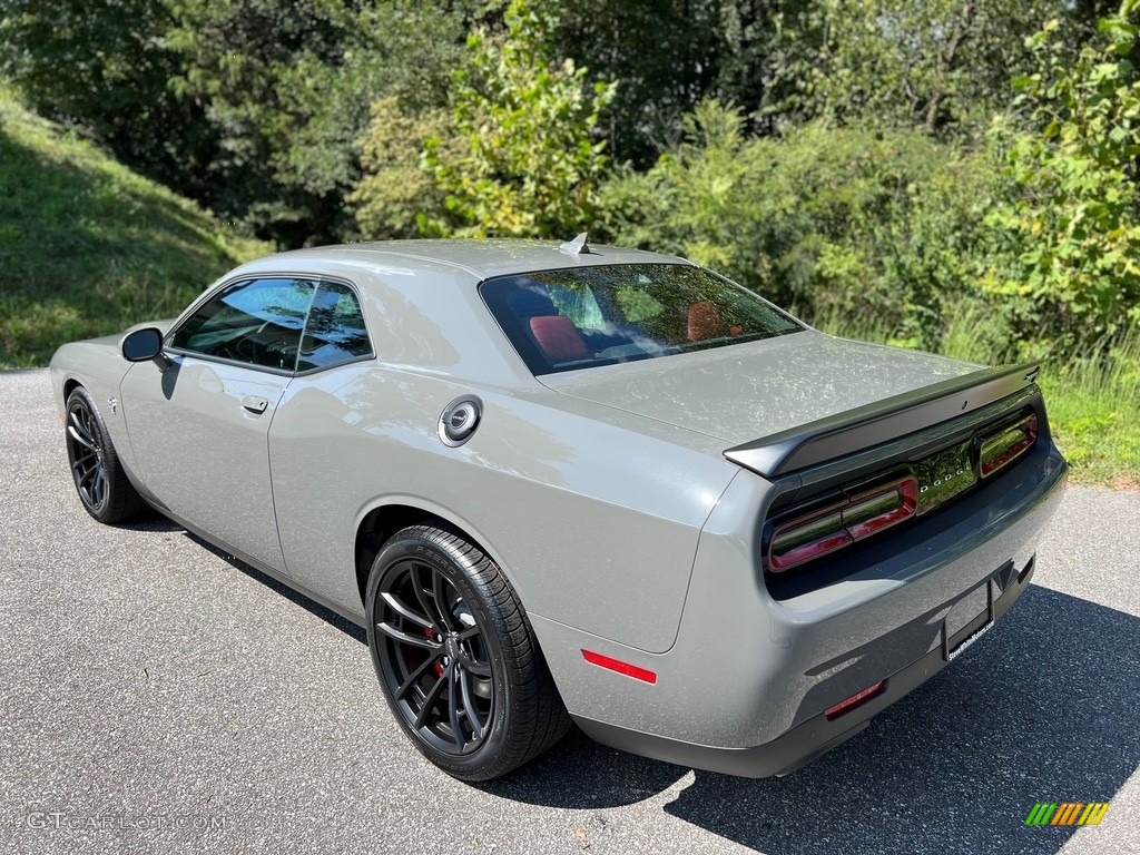 2023 Challenger SRT Hellcat JailBreak - Destroyer Grey / Demonic Red/Black photo #8