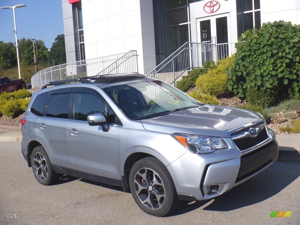 2014 Forester 2.0XT Touring - Ice Silver Metallic / Black photo #1