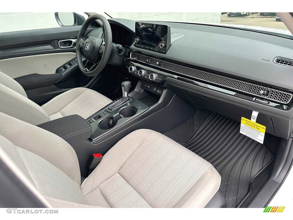 Gray Interior 2023 Honda Civic LX Photo #146528166