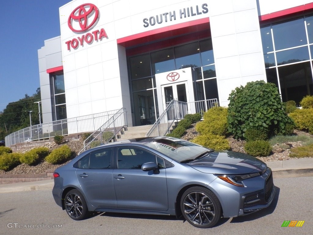 2021 Corolla SE - Celestite Gray Metallic / Black photo #2