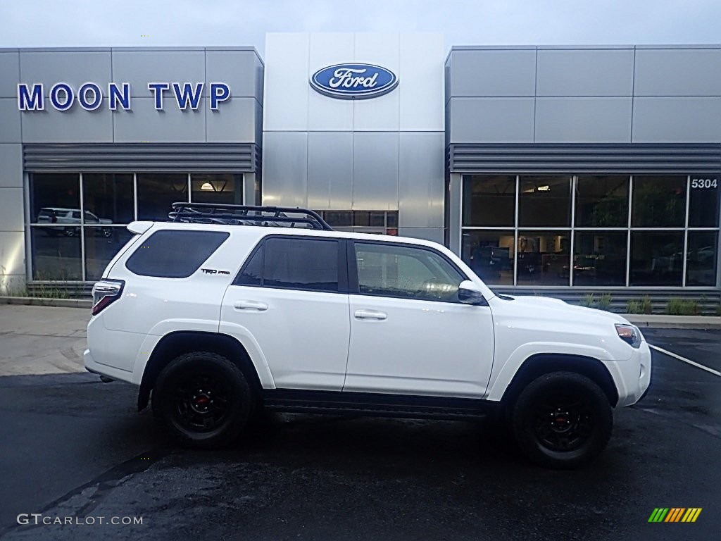 2019 4Runner TRD Pro 4x4 - Super White / Black photo #1