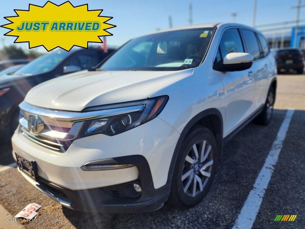 2020 Pilot EX AWD - Platinum White Pearl / Black photo #1