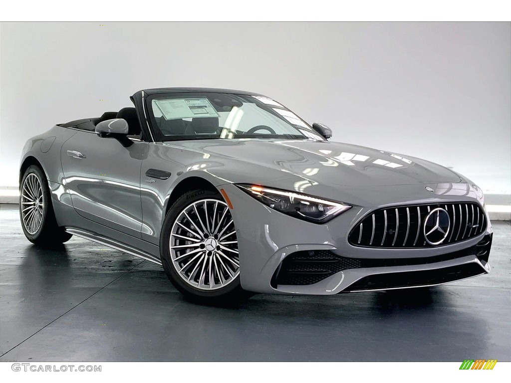 Alpine Gray 2023 Mercedes-Benz SL AMG 43 Roadster Exterior Photo #146530414