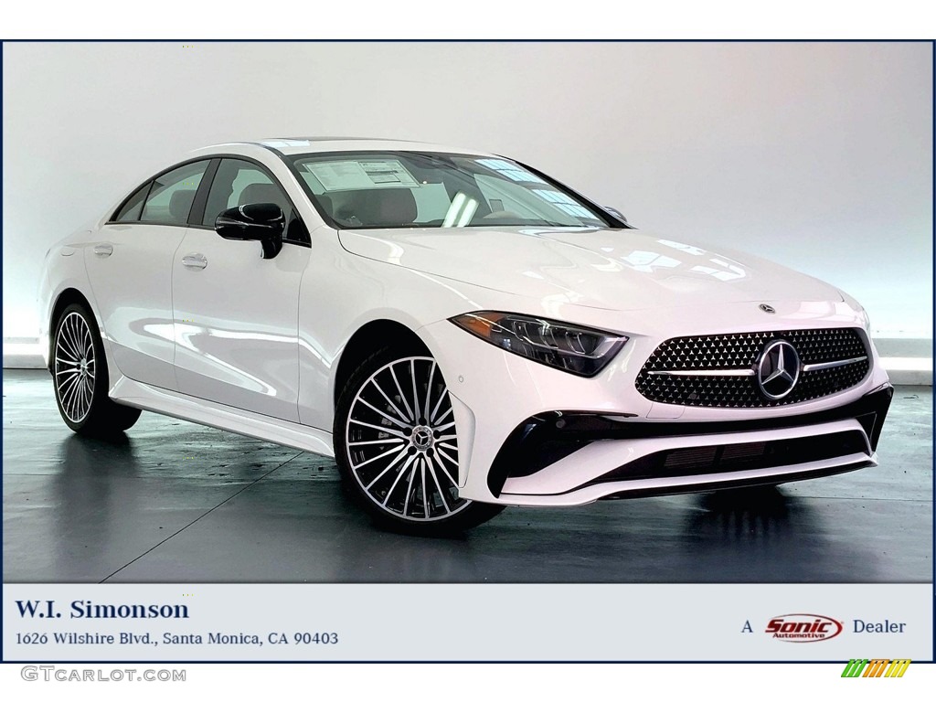 2023 CLS 450 4Matic Coupe - Polar White / Macchiato Beige/Magma Gray photo #1