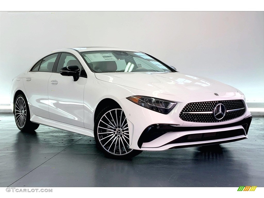 Polar White 2023 Mercedes-Benz CLS 450 4Matic Coupe Exterior Photo #146530722