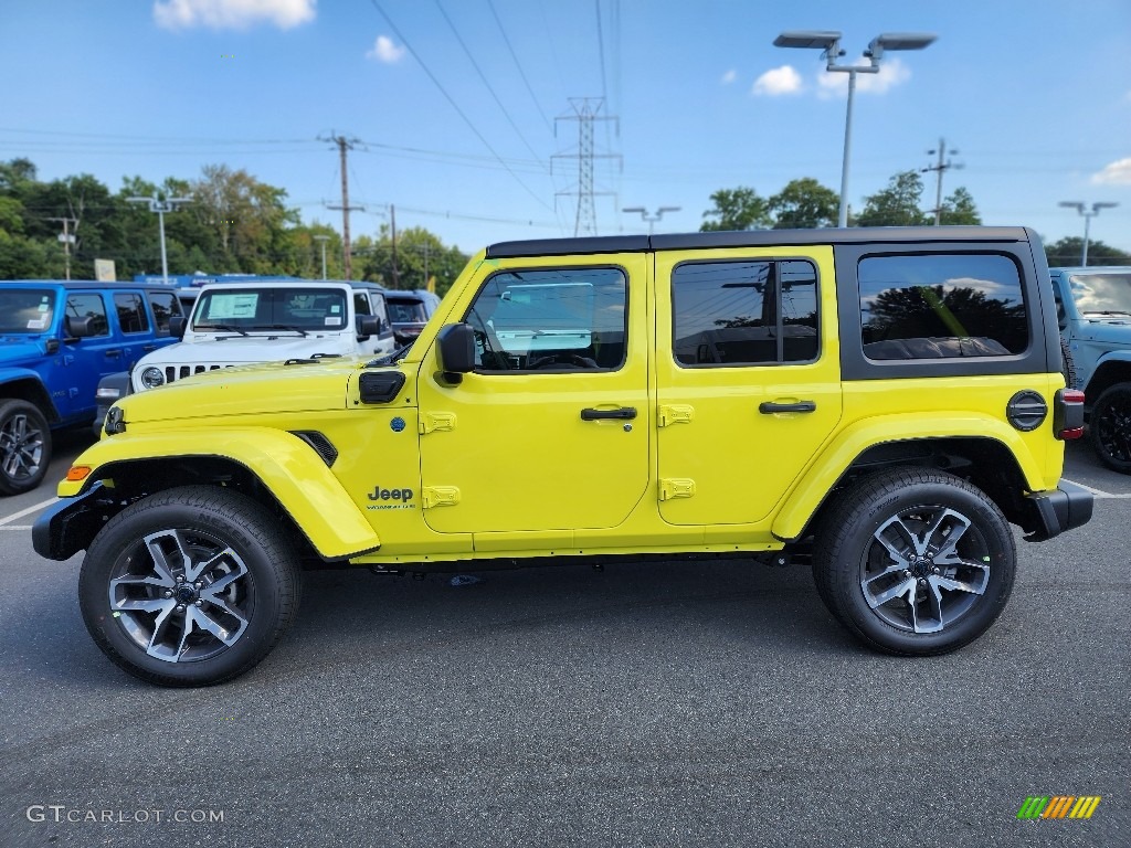 High Velocity 2024 Jeep Wrangler 4-Door Sport S 4xe Hybrid Exterior Photo #146531109