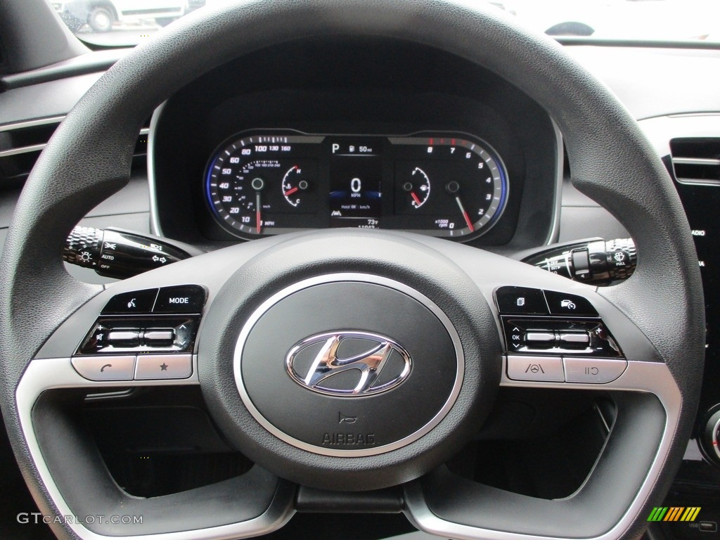 2023 Hyundai Santa Cruz SEL AWD Black Steering Wheel Photo #146531573