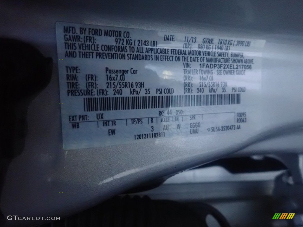 2014 Focus SE Sedan - Ingot Silver / Charcoal Black photo #29