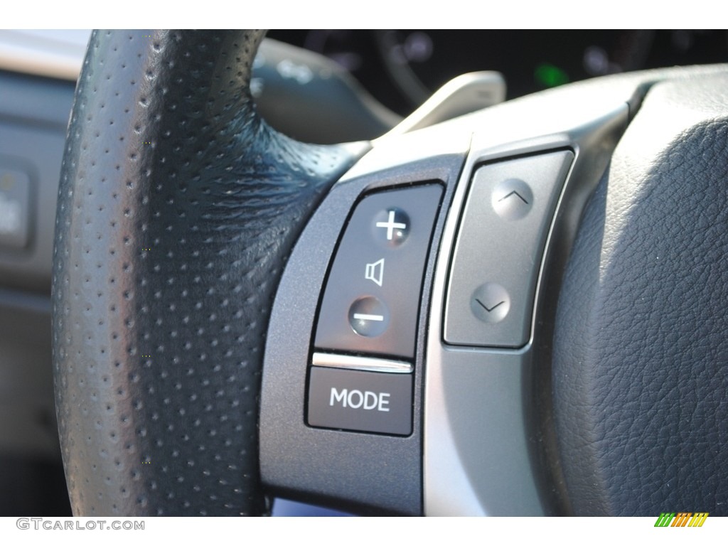 2015 Lexus GS 350 F Sport Sedan Black Steering Wheel Photo #146533247