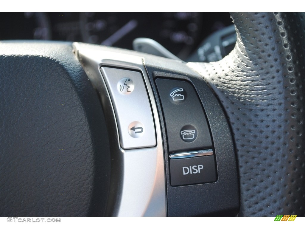 2015 Lexus GS 350 F Sport Sedan Black Steering Wheel Photo #146533250