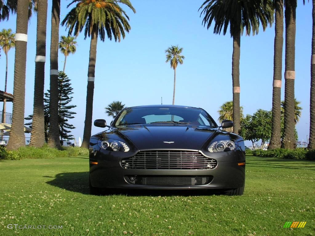 2007 V8 Vantage Coupe - Meteorite Silver / Iron Ore Red photo #1