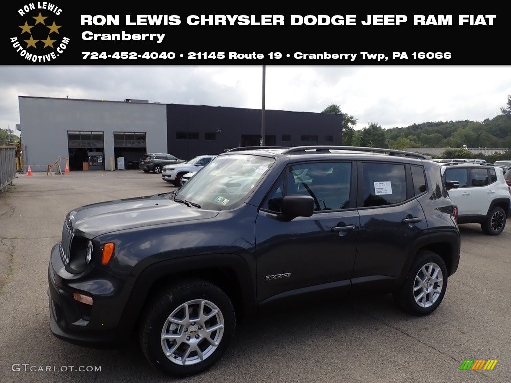 2023 Renegade Latitude 4x4 - Graphite Gray / Black photo #1