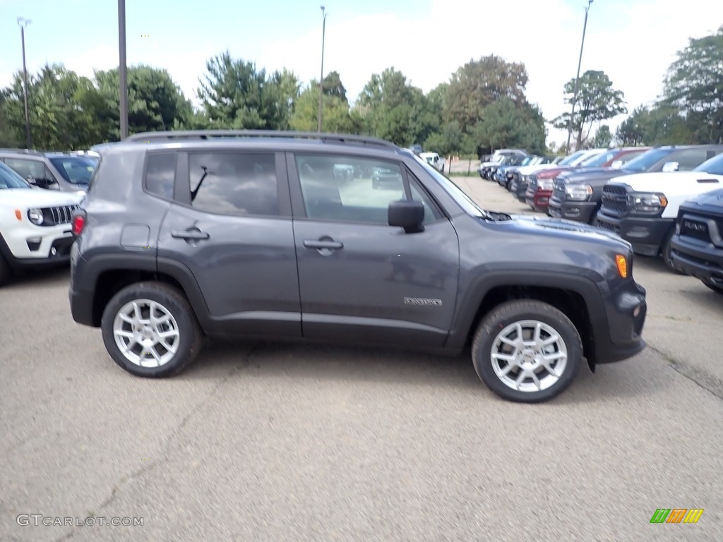 2023 Renegade Latitude 4x4 - Graphite Gray / Black photo #7