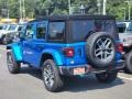 2024 Hydro Blue Pearl Jeep Wrangler 4-Door Sport S 4xe Hybrid  photo #4