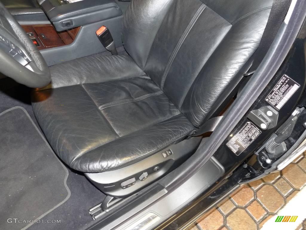 2001 7 Series 740iL Sedan - Cosmos Black Metallic / Black photo #12