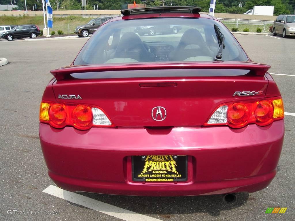 2002 RSX Type S Sports Coupe - Firepepper Red Pearl / Titanium photo #4