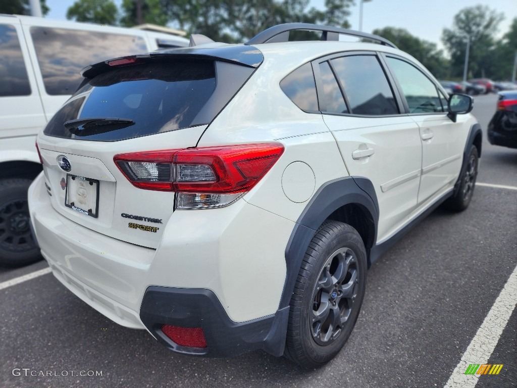 2021 Crosstrek Sport - Crystal White Pearl / Gray photo #3