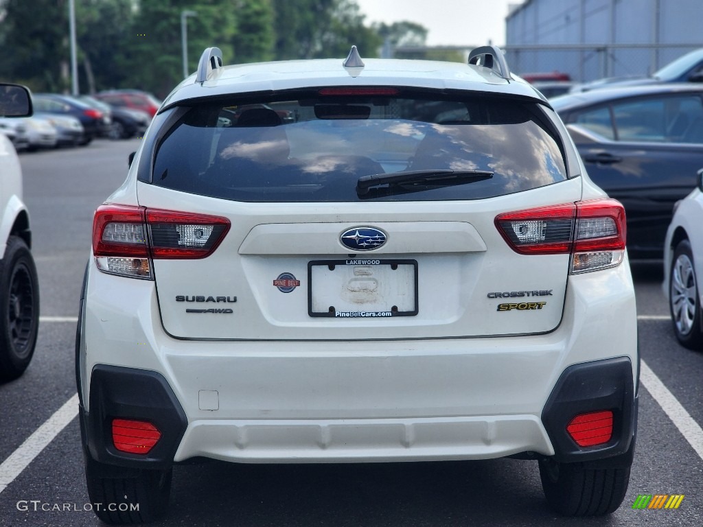 2021 Crosstrek Sport - Crystal White Pearl / Gray photo #4