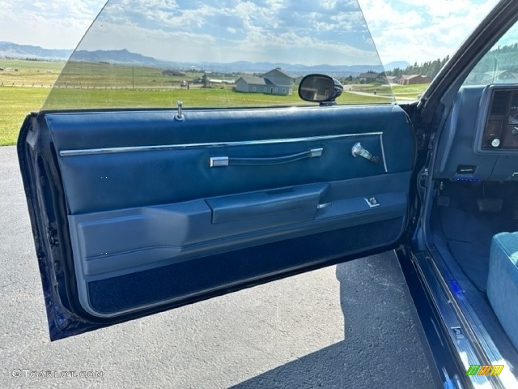 1983 Chevrolet El Camino Standard El Camino Model Blue Door Panel Photo #146534833