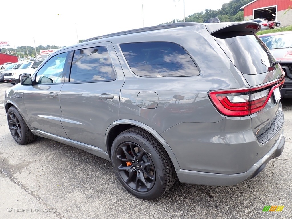 2023 Durango R/T Hemi Orange AWD - Destroyer Gray / Black/Orange Accent Stitching photo #3