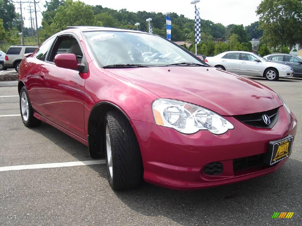 2002 RSX Type S Sports Coupe - Firepepper Red Pearl / Titanium photo #7