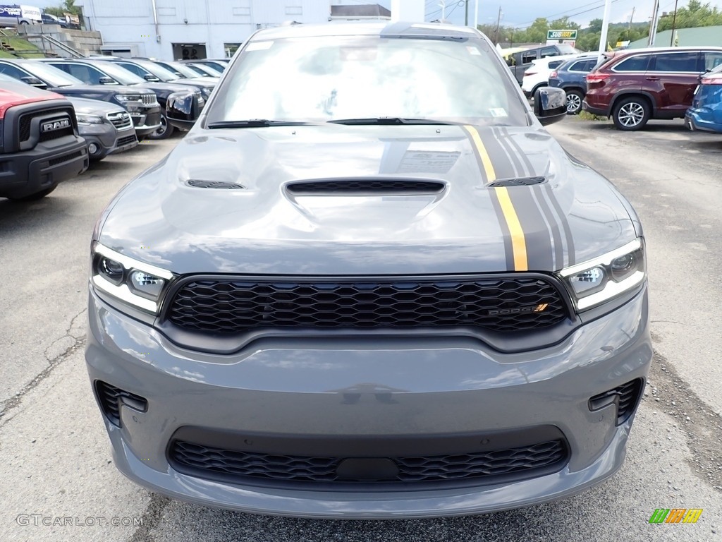 2023 Durango R/T Hemi Orange AWD - Destroyer Gray / Black/Orange Accent Stitching photo #9